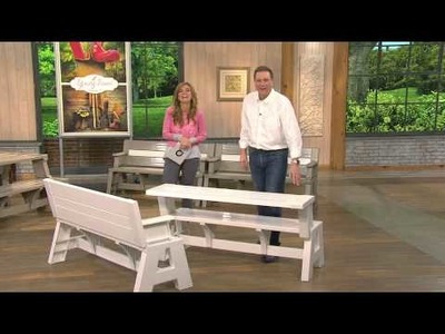 Convert-A-Bench Ultra II Outdoor 2-in-1 Bench-to-Table w.5 Year LMW with Stacey Stauffer