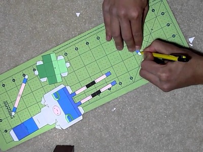 Creation of Finn Foldable Papercraft