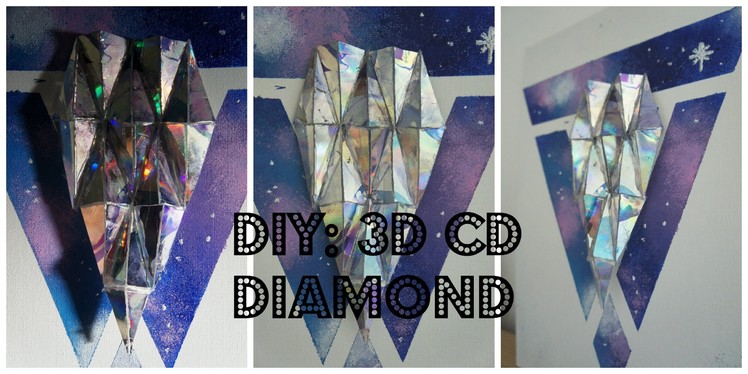 DIY: 3D CD Diamond