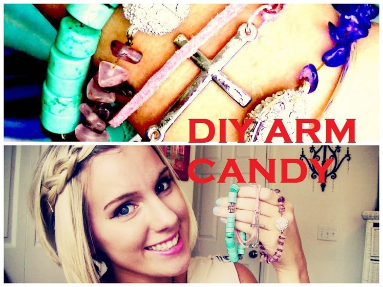 DIY Arm Candy Bracelets (Fun Summer DIY Collab with Megan Costello)