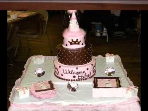 DIY baby shower cake decorations ideas for a girl