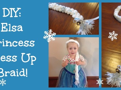 DIY: Elsa Frozen Princess Dress Up Braid!!