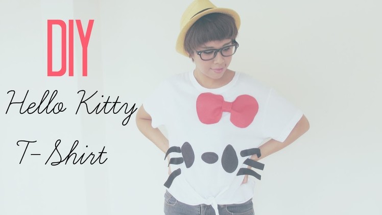 DIY Fashion : Sharpie Hello Kitty T-Shirt Tutorial
