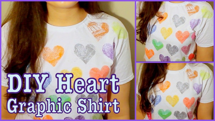 DIY: Graphic Heart T-Shirt!