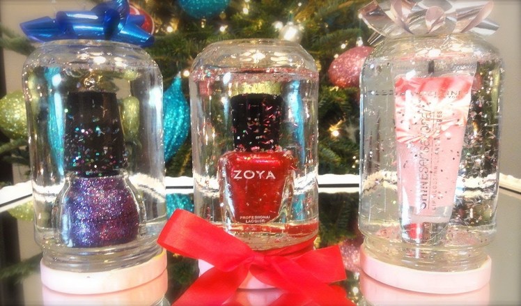 DIY Holiday Gift: How to Create Glam Globes! (Snow Globe)