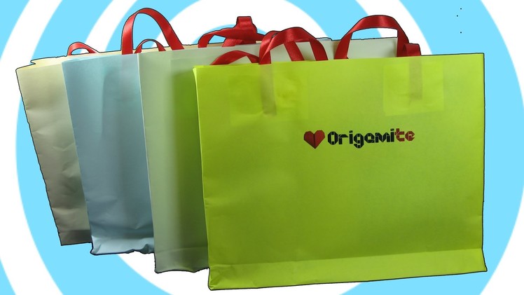 DIY: How to Make a Paper Gift Bags with Own Logo