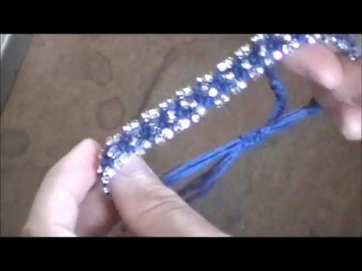 DIY Jewellery- 8-Strand Macrame Bracelet + Beads