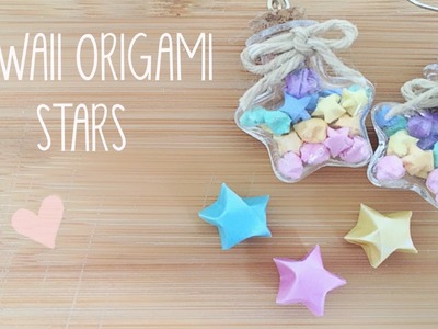 DIY Mini Lucky Origami Star Earrings