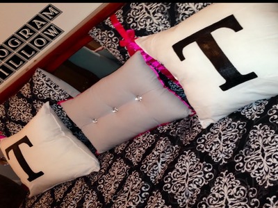 DIY Monogram Pillow