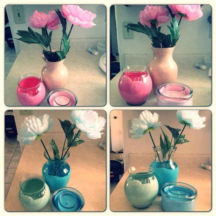 DIY Painted Vases