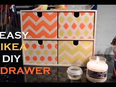 Easy DIY IKEA drawer decor | Elle'sky
