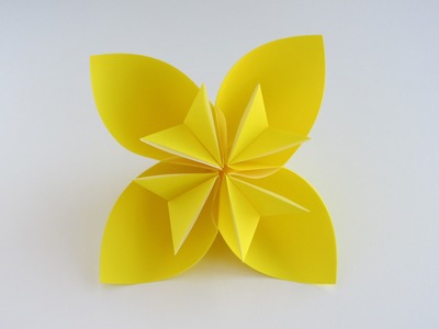Easy Origami Kusudama Flower