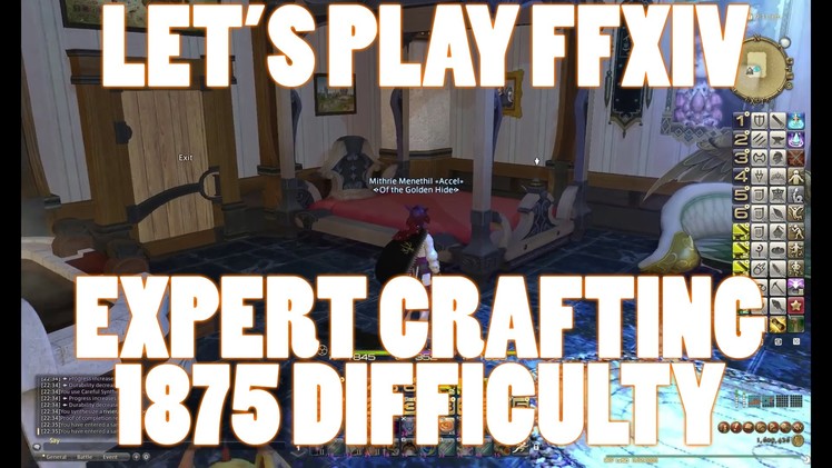 FFXIV 2.45 0466 Expert Crafting (1875 Difficulty)