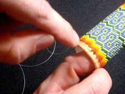 How to Add Thread In Peyote Stitch