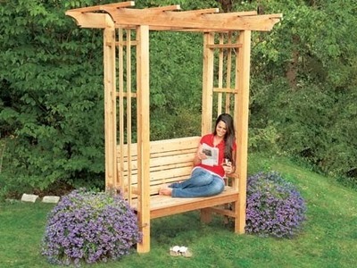 How to Build an Arbor Bench - This Old House