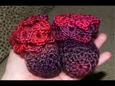 How to Crochet Crocodile Stitch Booties Part I
