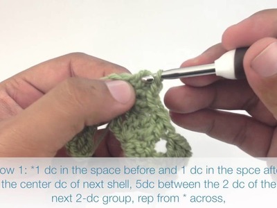How to Crochet the Snapdragon Shell Stitch