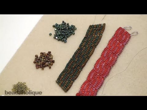 How to Decrease a Brick Stitch and Make a Bracelet