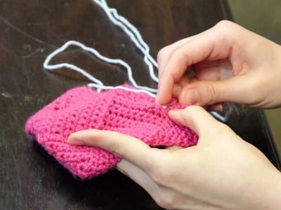 How to Embroider Letters With Yarn in Crochet : Crochet Tutorials