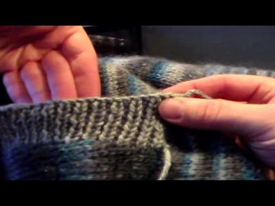 How to Knit a Hooded Cardigan:  Part 4