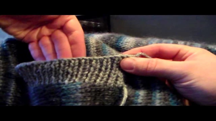 How to Knit a Hooded Cardigan:  Part 4