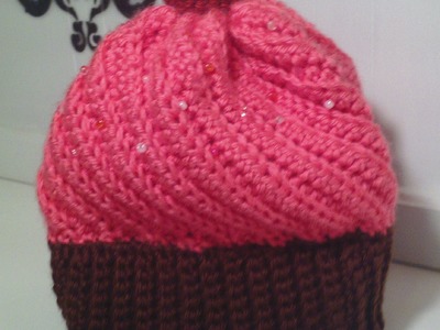 How to make a crochet cupcake hat