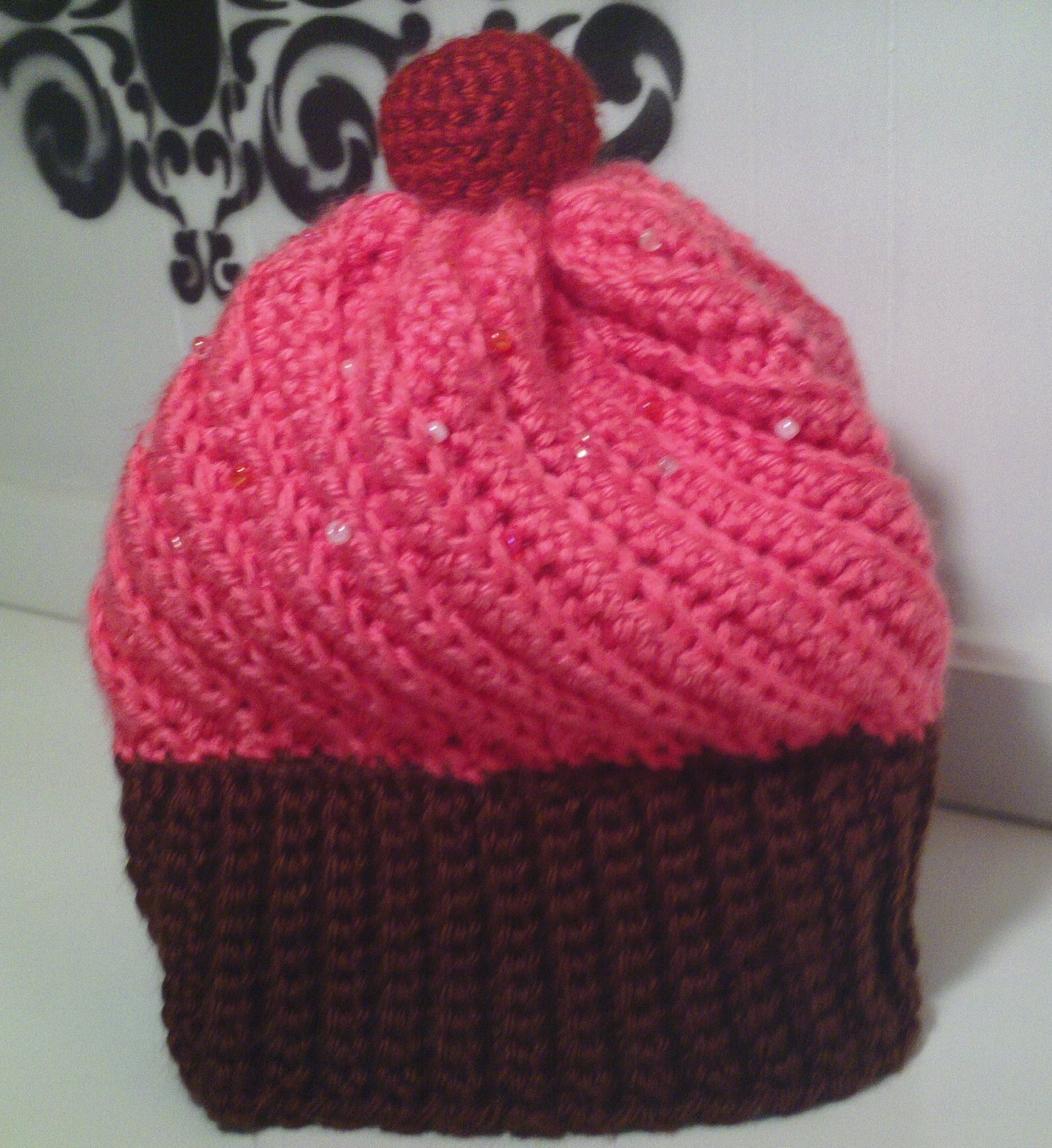 How to make a crochet cupcake hat