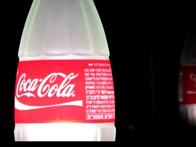 How To Make a Table Lamp from a Recycled COCA COLA Glass Bottle