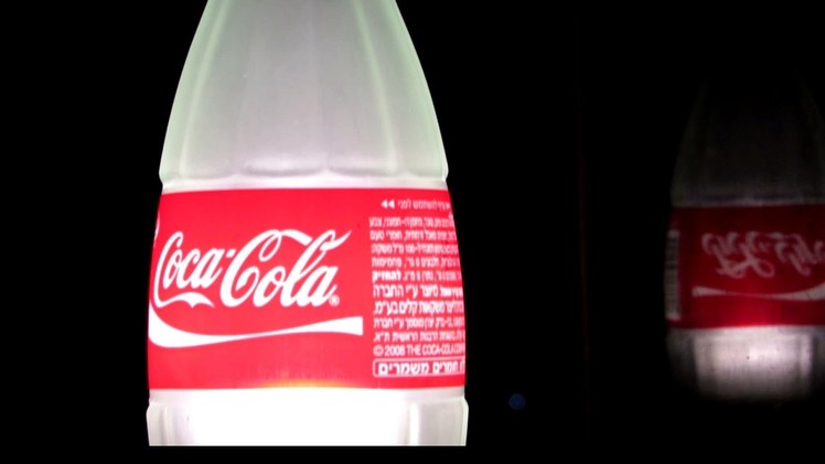 How To Make a Table Lamp from a Recycled COCA COLA Glass Bottle
