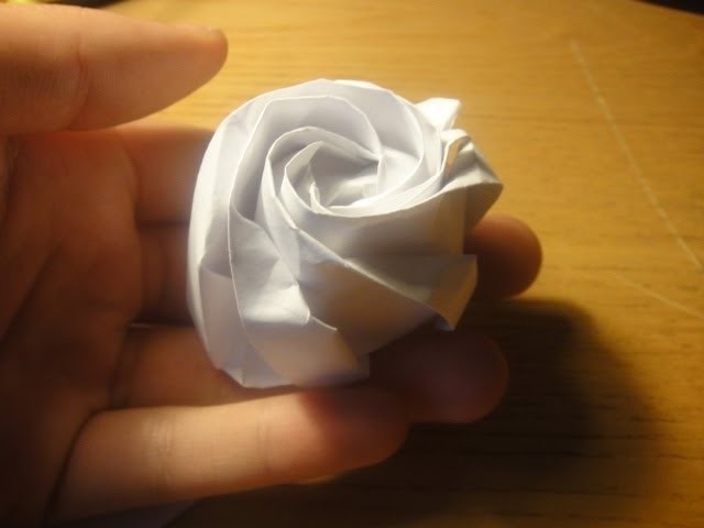 How to make an Origami Hexagonal Rose (alberlos)