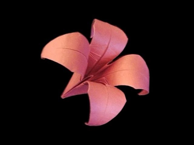 How to make: Origami Lily