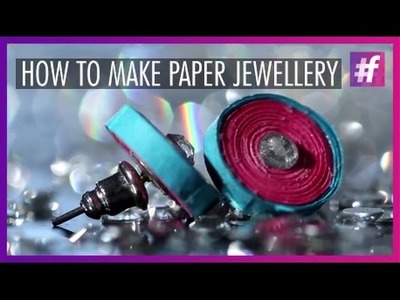 How to Make Paper Jewellery - DIY | Live Creative