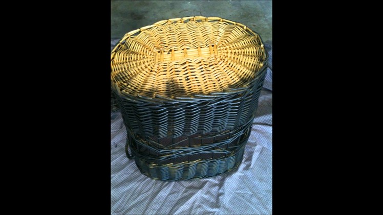 How To Paint Wicker Basket