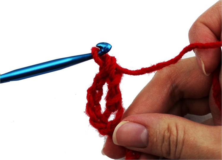 Left Hand Beginner Crochet: #11 How to Triple.Treble Crochet