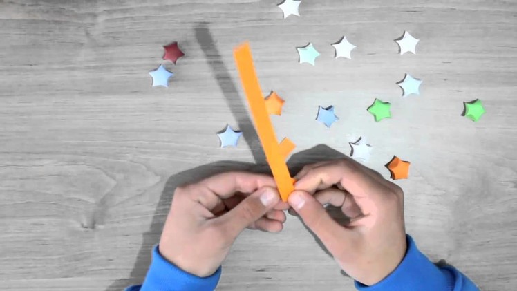 Make small paper stars , origami