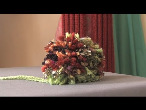 Making a Pom-Pom With Multiple Yarns : Crochet Projects