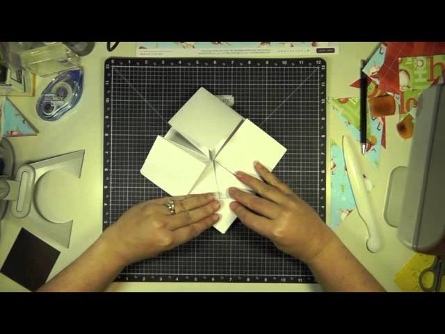 Napkin Fold Card Tutorial - Part a