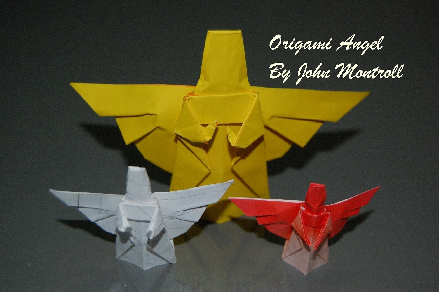 Origami Christmas Angel How to fold an Origami Angel