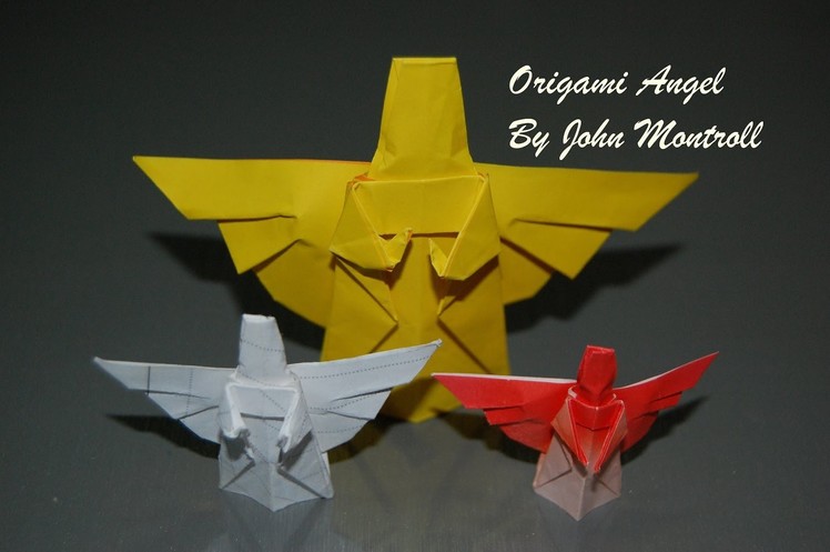 Origami Christmas Angel - How to fold an Origami Angel