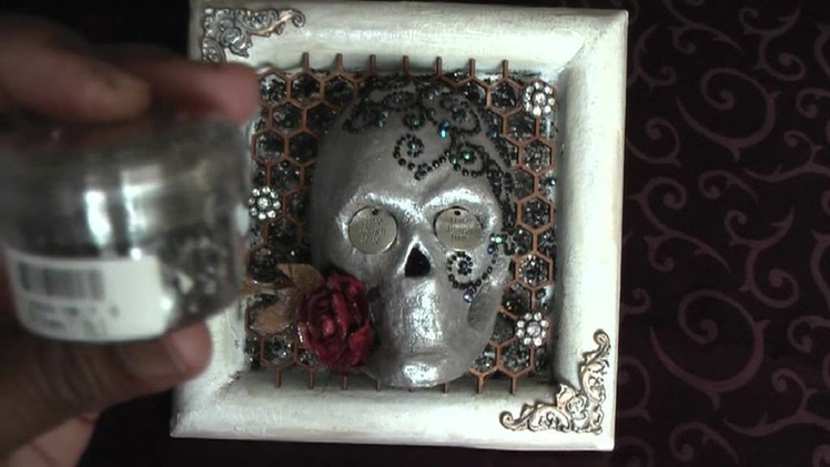 Scrapbooking: Halloween Altered Skull