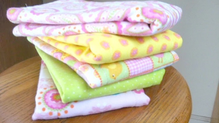 Sew a Quick Flannel Burp Cloth - DIY Crafts - Guidecentral
