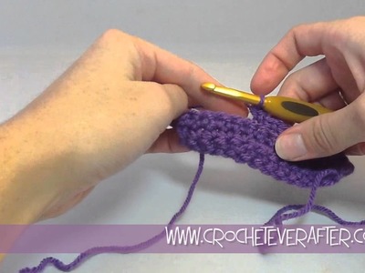 Single Crochet Tutorial #5: Single Crochet In The Back Loop Only