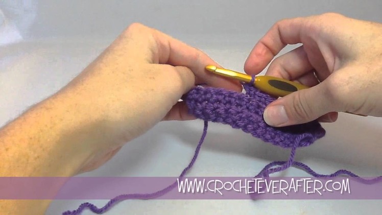 Single Crochet Tutorial #5: Single Crochet In The Back Loop Only