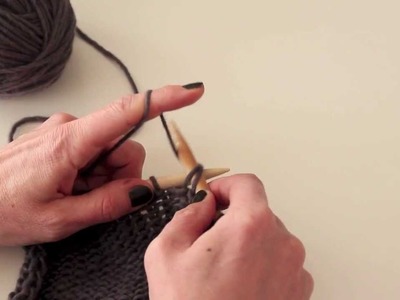 Stricken lernen: Linke Maschen | Knitting for beginners Left twists