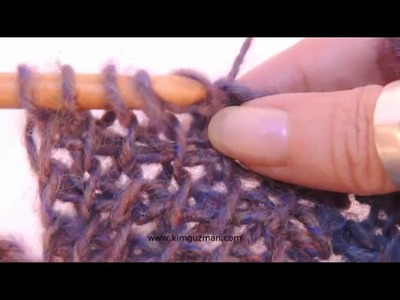 Tunisian Crochet Entrelac: Part 2 Left Handed