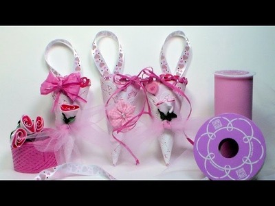 Valentine favor cones