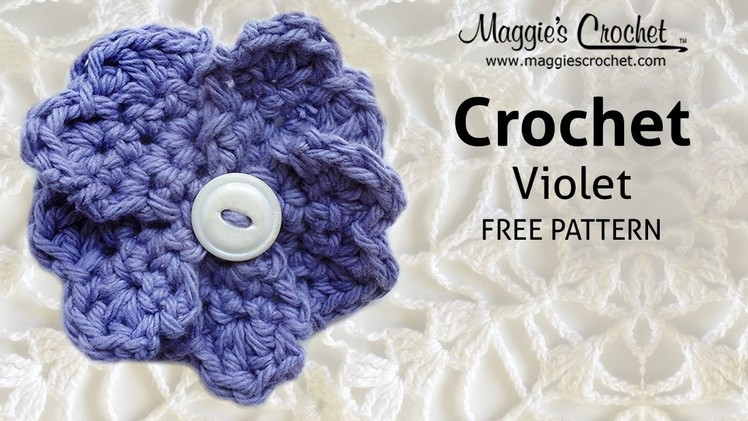 Violet Free Crochet Pattern - Right Handed