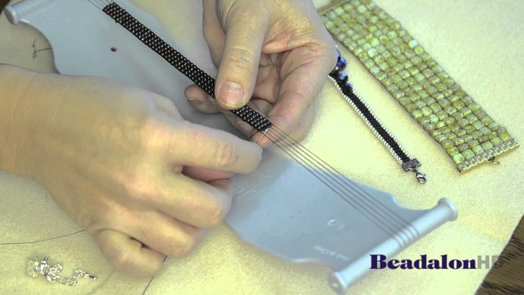 Beadalon Jewel Loom® by Julianna Hudgins Tips; Adding A Ribbon Clasp