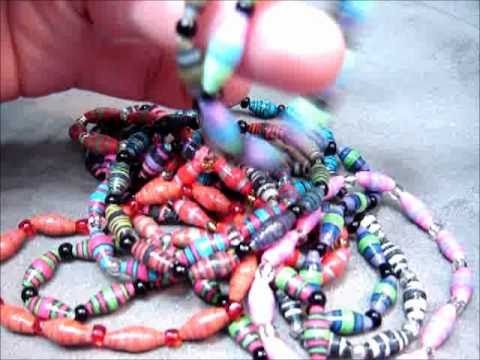 ■ BeyondBracelets - More Paper Bead Bracelets (been making these for three days straight!)
