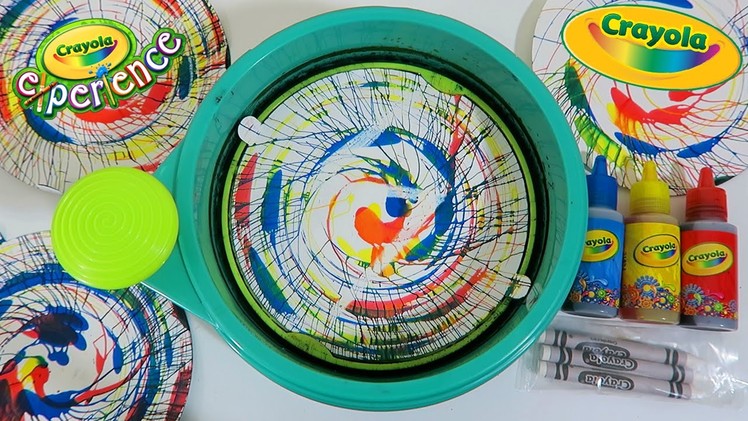 Crayola Spin Art Maker Playset | DIY Make Your Own Swirly Spin Art Play Kit!